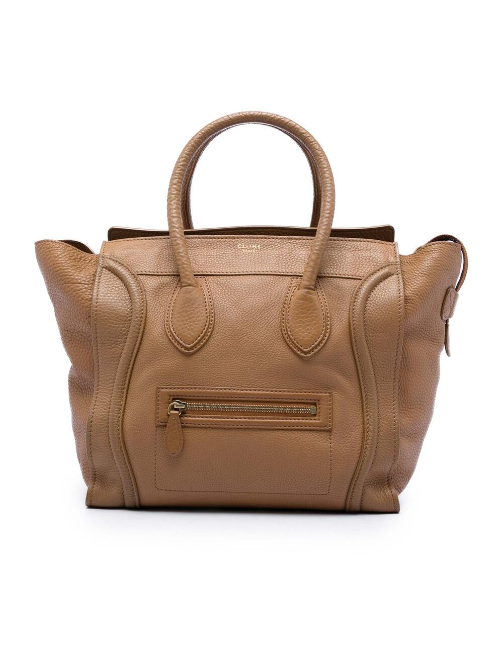 Celine Luggage Bag Grainy Leather Mini #366710C81B